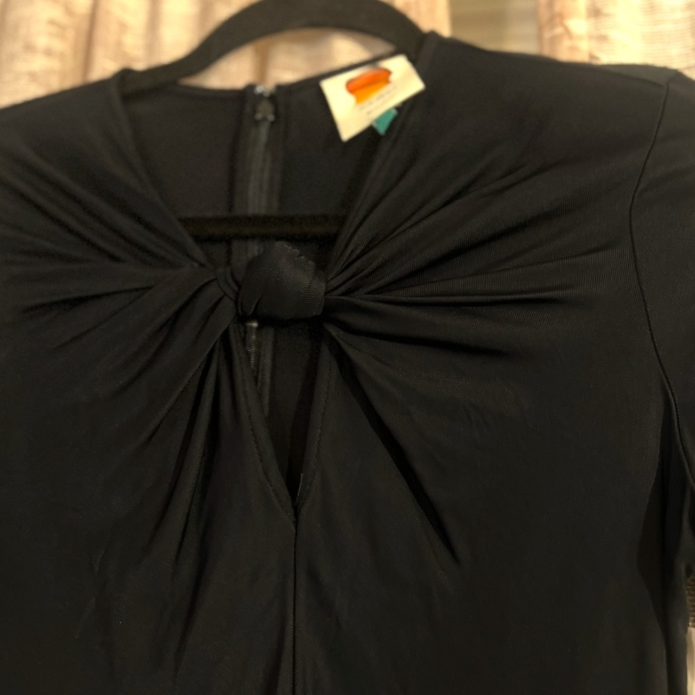 FARM Rio Twist-Front Cutout Bodysuit, NEW - Picture 4 of 10